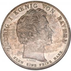 1 Conventionsthaler - Louis I Geschichtstaler, Transfer of University