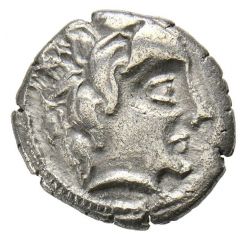 Drachm with rider holding shield