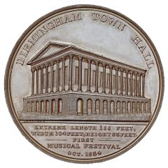 Medal - William IV Birmingham Musical Festival, bronze, 48mm
