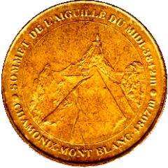 Monnaie de Paris Tourist Token - Chamonix-Mont-Blanc Sommet de l`aiguille du Midi