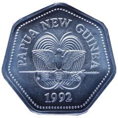 100 Kina - Elizabeth II Queen Alexandra Butterfly