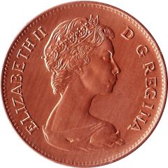 Medallion - Sudbury `Numismatic Park` Canada 1 Cent 1965