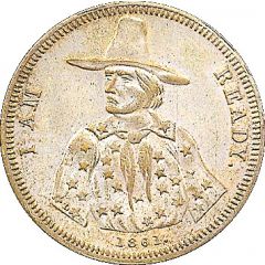 Civil War Token - Wide Awakes Patriotic Society