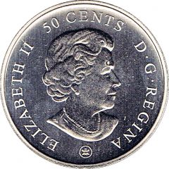 50 Cents - Elizabeth II Montreal Canadiens