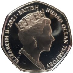 50 Pence - Elizabeth II Chagos anemone