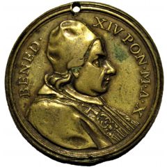 Medal - Benedict XIV INTROITE PORTA EIUS