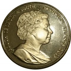 2 Pounds - Elizabeth II Centenary of Grytviken Church