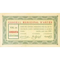 50 Céntimos Artés