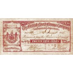 25 Cents Red print