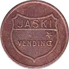 Token - Jaski Vending wide letters