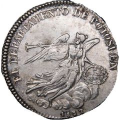 2 Soles - Manuel Isidoro Belzú Rotonda de Sucre - Monetary Medal