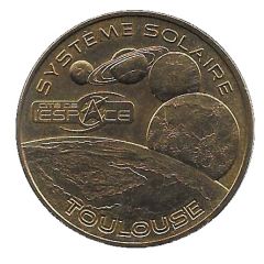 Monnaie de Paris Tourist Token - Toulouse Cité de l`espace - Système solaire