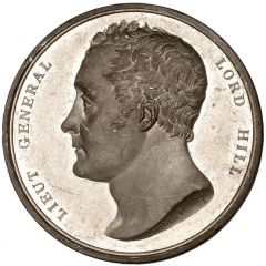 Medal - George III Battle of Almaraz, white metal