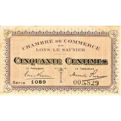 50 Centimes - Chambre de Commerce de Lons-le-Saunier 39