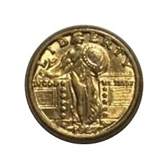 Mini Coin - Standing Liberty Quarter