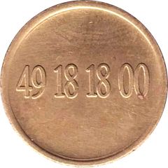 Vending Machine Token - 49 18 18 00