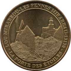 Monnaie de Paris Tourist Token - Les Pennes Mirabeau La porte des étoiles
