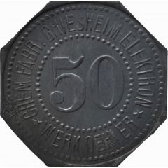 50 Pfennig - Griesheim Chem. Fabr. Elektron Werk Oehler