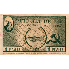 1 Peseta Puig-Alt de Ter