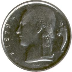 5 Francs French text