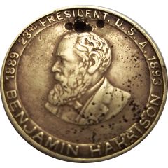 Token - Benjamin Harrison 23rd President