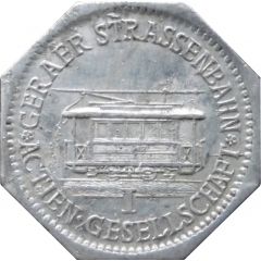 10 Pfennig - Geraer Strassenbahn Actien Gesellschaft I Gera