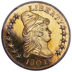 10 Dollars `Plain 4 Gold` Pattern