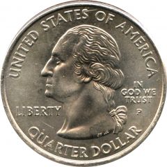 1/4 Dollar `Washington Quarter` California
