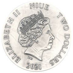 2 Dollars - Elizabeth II Plague Doctor