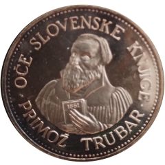 Medal - Great men of Slovenia Primož Trubar