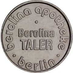 Berolina Taler - Berolina Apotheke Berlin