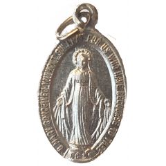 Miraculous Medal of Our Lady of Graces Aluminium, 26 × 15 mm