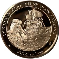 Medal - History of the United States Americans Make First Moon Landing