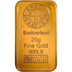 20 grams gold Argor-Heraeus