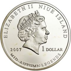 1 Dollar - Elizabeth II Chang`e Flies to the Moon