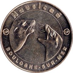 Monnaie de Paris Tourist Token - Boulogne-sur-Mer Nausicaä - Les lions de mer