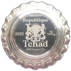 1000 Francs CFA Van Gogh Bottle Cap