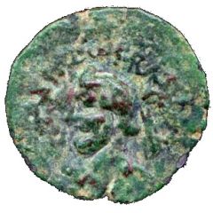 Tetradrachm - Gondophares with Maharaja Gadana `Orthagnes` nisada - 12 BC-130 AD Province of Arachosia