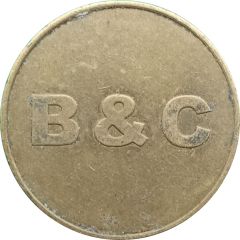 Car Wash Token - B&C