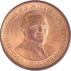 Medal - Colonel R.S McLaughlin