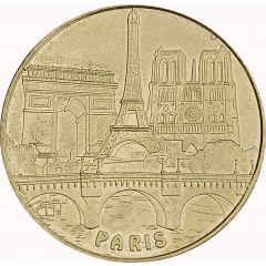 Jeton touristique - Monnaie de Paris - Paris - Quatre monuments