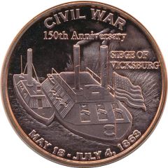 1 oz Copper Civil War 150th Anniversary