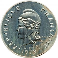 100 Francs Piedfort silver
