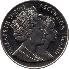 2 Pounds - Elizabeth II Nursing Prince Charles