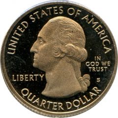 1/4 Dollar `Washington Quarter` Acadia National Park, Maine