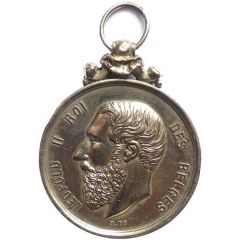 Medal - Leopold II - Gymnastics award medal