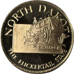 Medal - States of the Union North Dakota