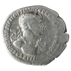 Denarius - Trajan P M TR P COS VI P P S P Q R, Felicitas