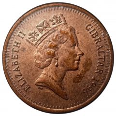 1 Penny - Elizabeth II Barbary Partridge, magnetic