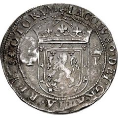 1/3 Ryal - James VI 1st Coinage, Countermark of 1578
